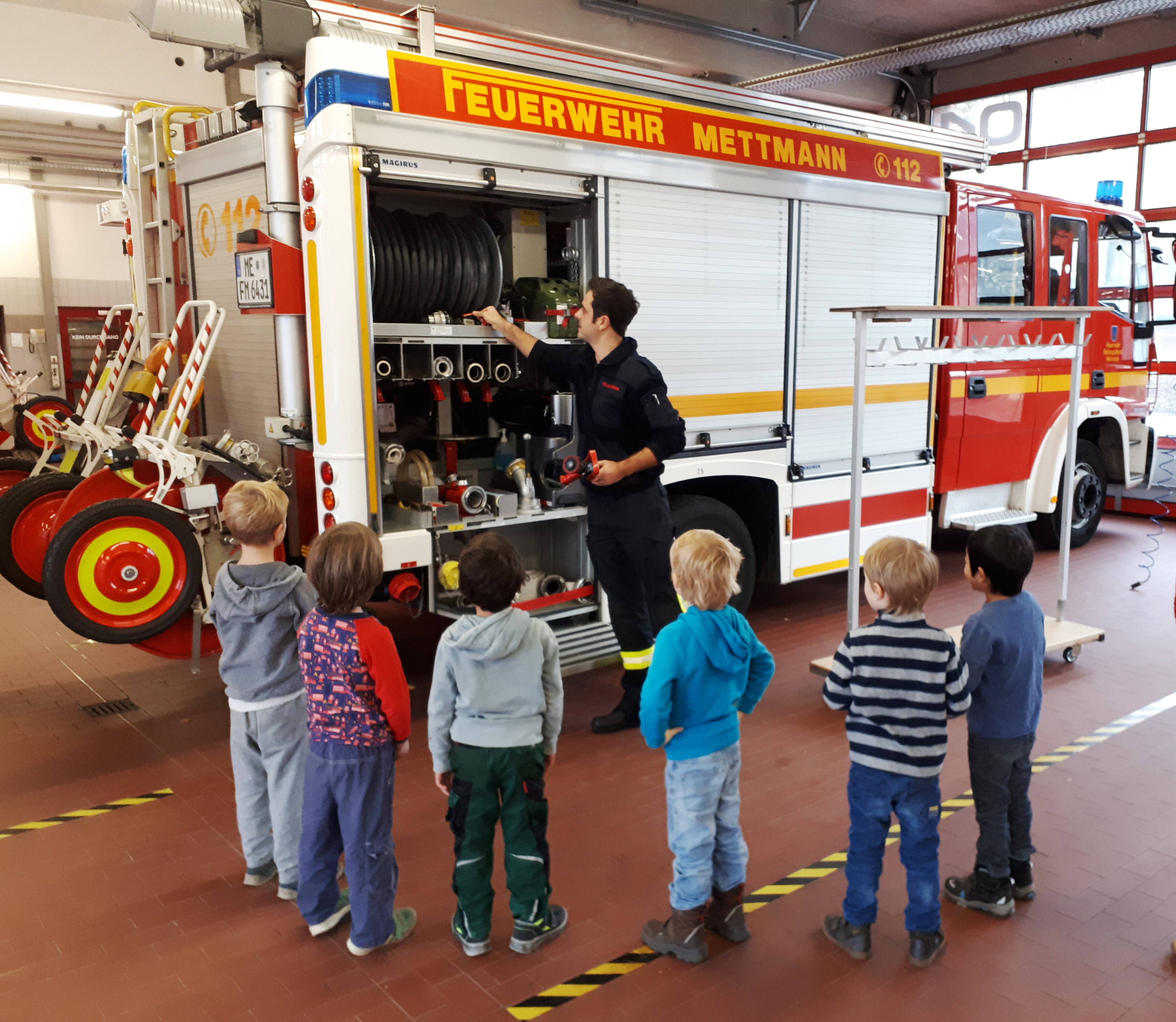 Zu Besuch bei der Feuerwehr